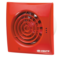 Осевой энергосберегающий вентилятор ВЕНТС Квайт 100 (красный)